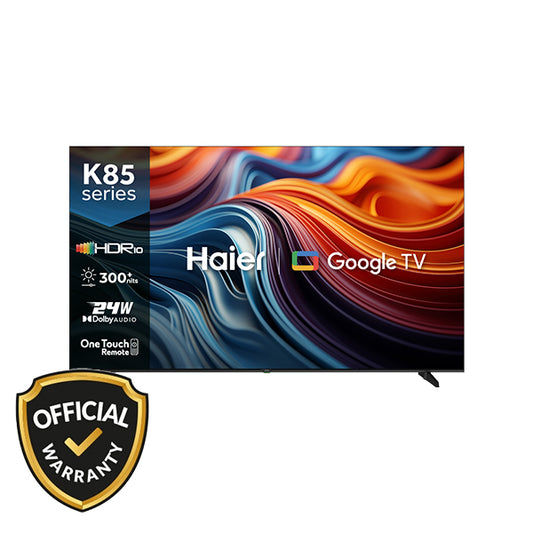 Haier 43 Inch FHD Bezel-Less Google TV (H43K85FFX)