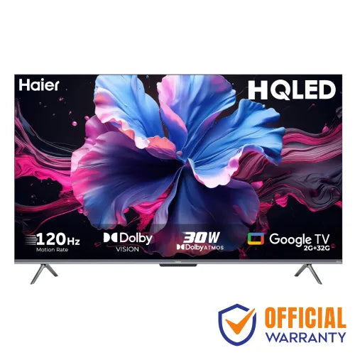 Haier H43P7UX 43 Inch Voice Control HQLED 4K Smart Google TV